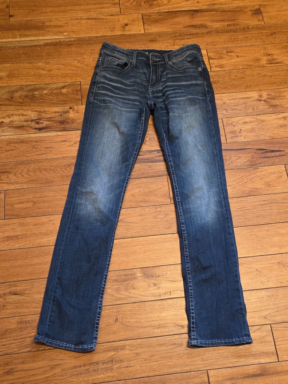 BKE Jake Straight  Stretch Denim Jeans Blue Mens 29x34